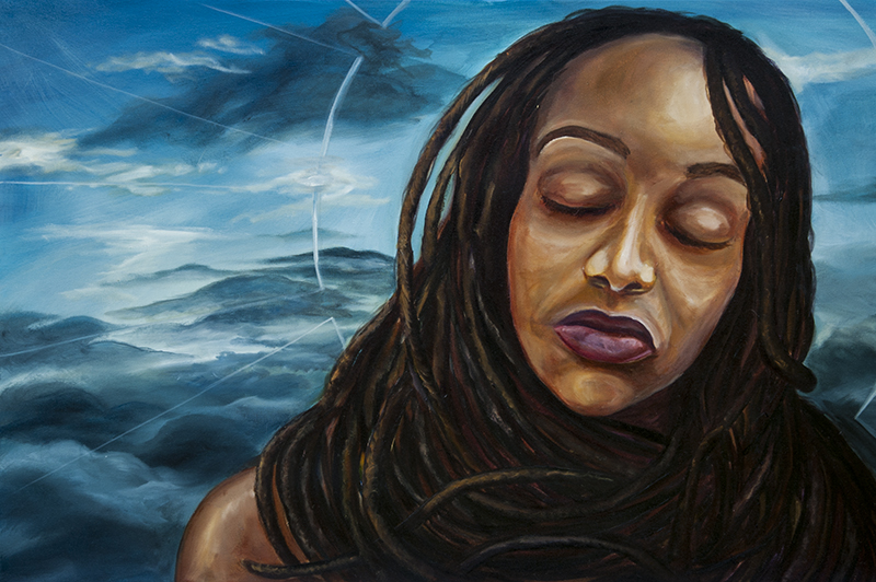 Still I Rise oil painting by Anthony Cavins 2013